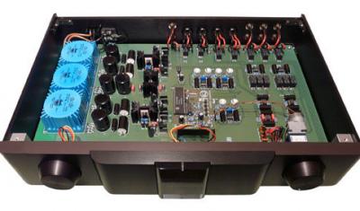 Karan Acoustics KA L Line Remote Preamplifier (detail)